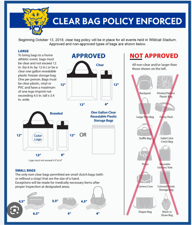 Clear Bag Policy guidelines