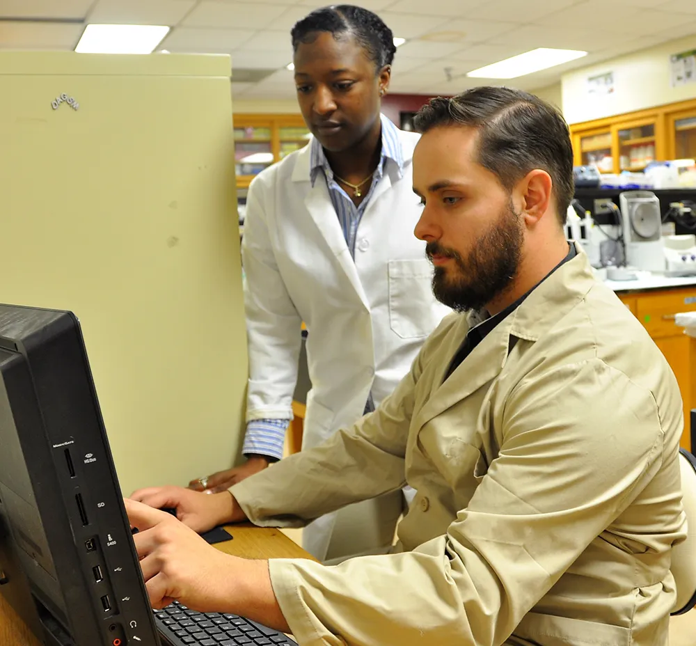 FVSU Student learning at an internship